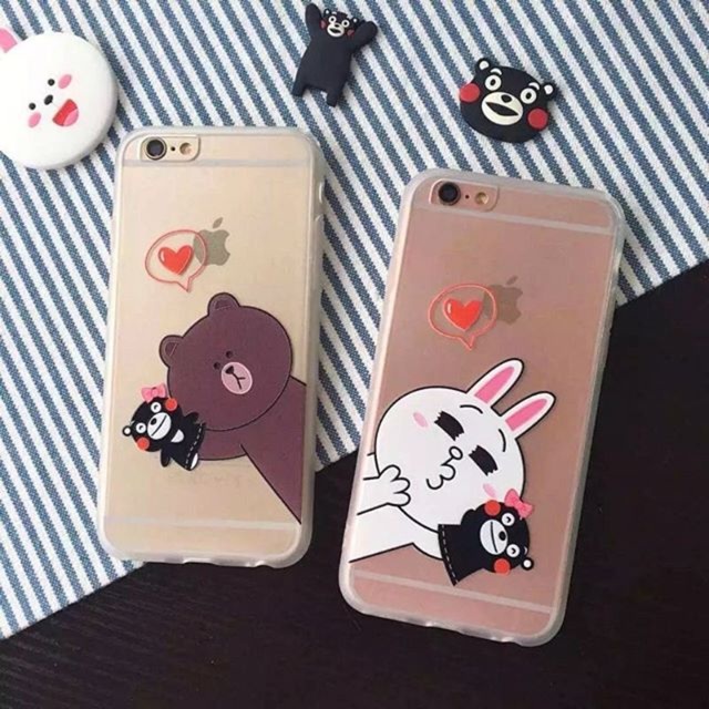 Brown & Cony Hand Puppet Couple Case