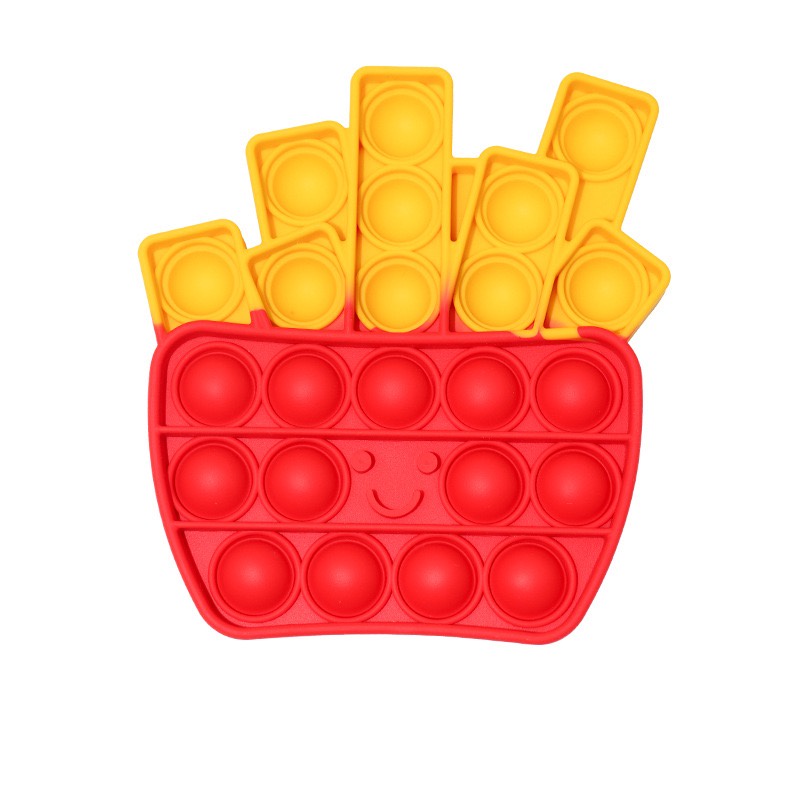 [Rumah Mainan] Pop It Ball Needoh Bayi Stress Ball 3D Bola Squishy New Fidget Toy Mainan Anak Viral-Kentang Goreng