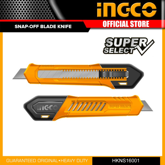 

Original INGCO HKNS16001 Cutter Pisau Ukuran Besar 18 x 100mm