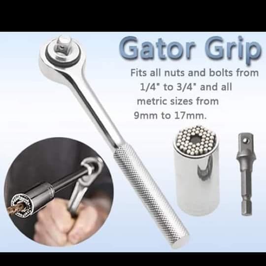 Kunci Pas Super Gator Grip Universal Socket