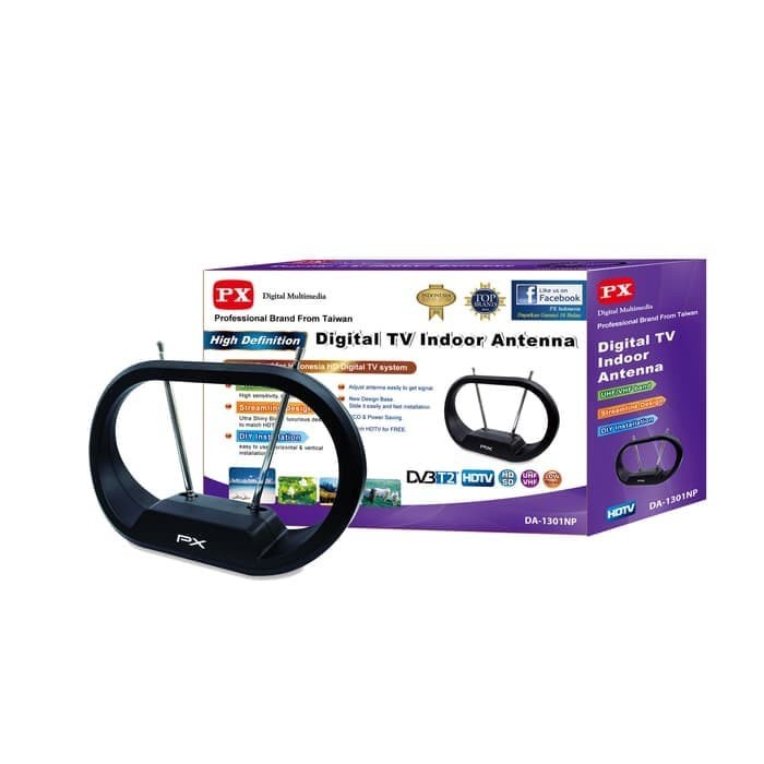 Antena TV Indoor PX DA-1301NP Digital TV DVB-T2 (Garansi 18 Bulan)