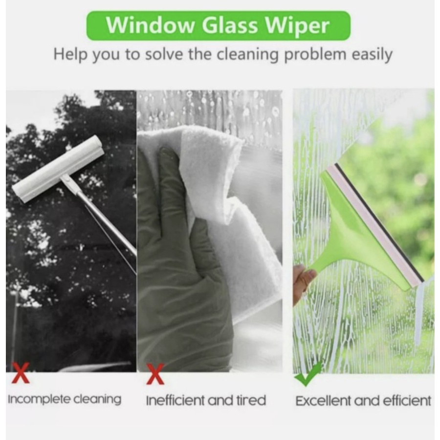 Wiper Karet Pembersih Kaca Jendela Mobil Glass Wiper Cleaner