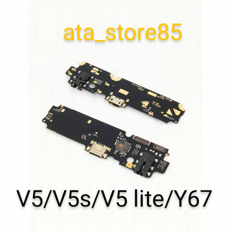 Papan PCB UI+Mic Connector Charger Board Konektor Cas Flexible Flexibel Carger Vivo V5 / Y67 / V5s / V5 lite Original