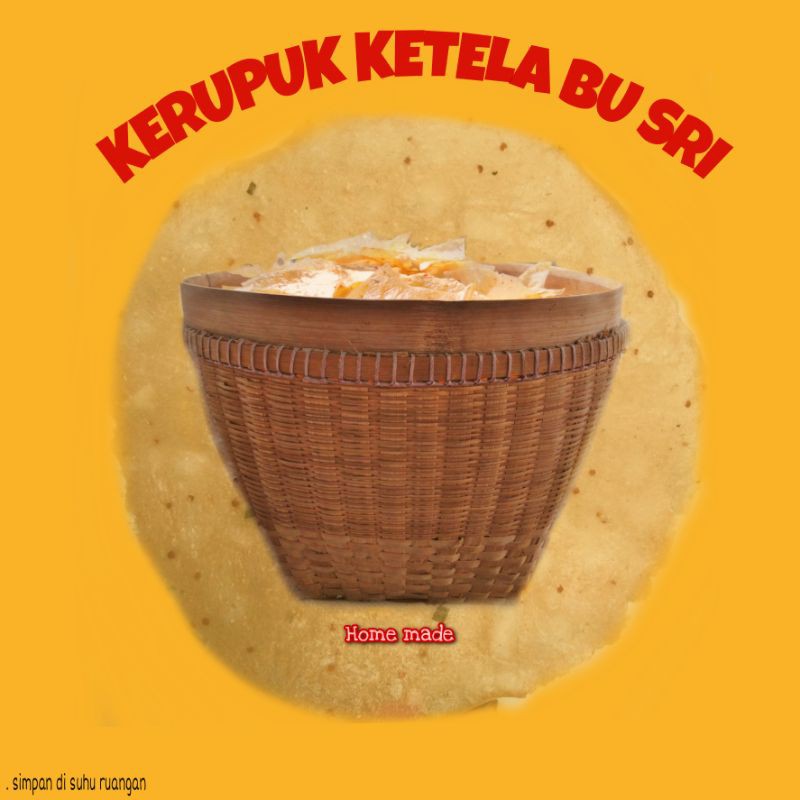 

kerupuk ketela mentah/matang