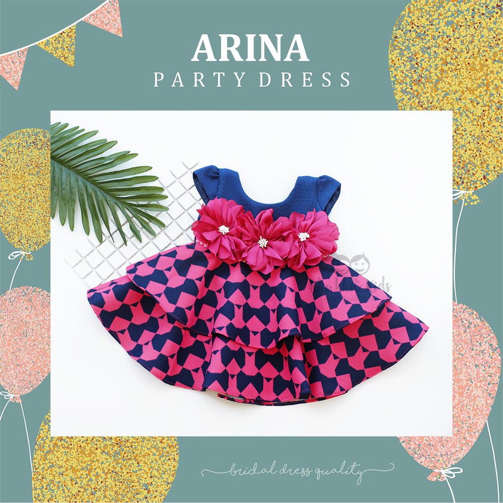 Arina Party Dress / Baju Pesta Anak dan Bayi