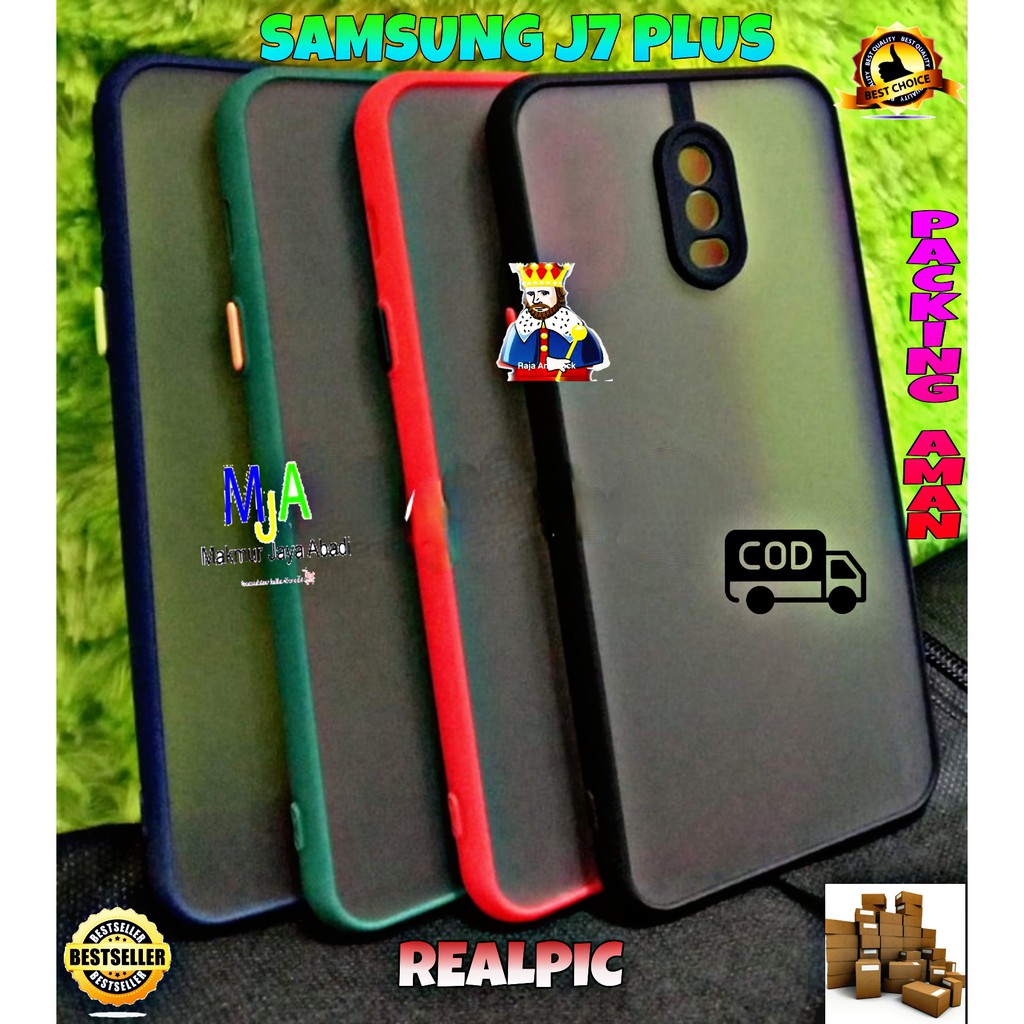 SOFTCASE SAMSUNG GALAXY J7 PLUS 2017 - CASE MATTE FULL COLOUR MY CHOICE BUMPER CASE PELINDUNG KAMERA