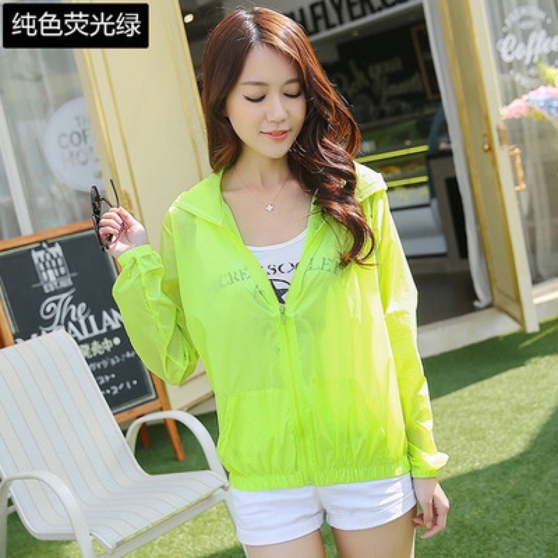 Jaket Sepeda Wanita Korea Style Jacket Jogging Anti UV Import Cepat Kering Maystar Jaket1-4