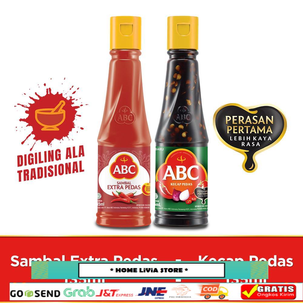 

ABC Sambal Extra Pedas 135 mL & Kecap Pedas 135 mL
