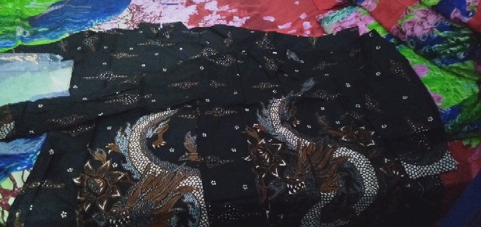 Couple Batik Tunik Modern Seragam Kerja Kantor Lengan Panjang