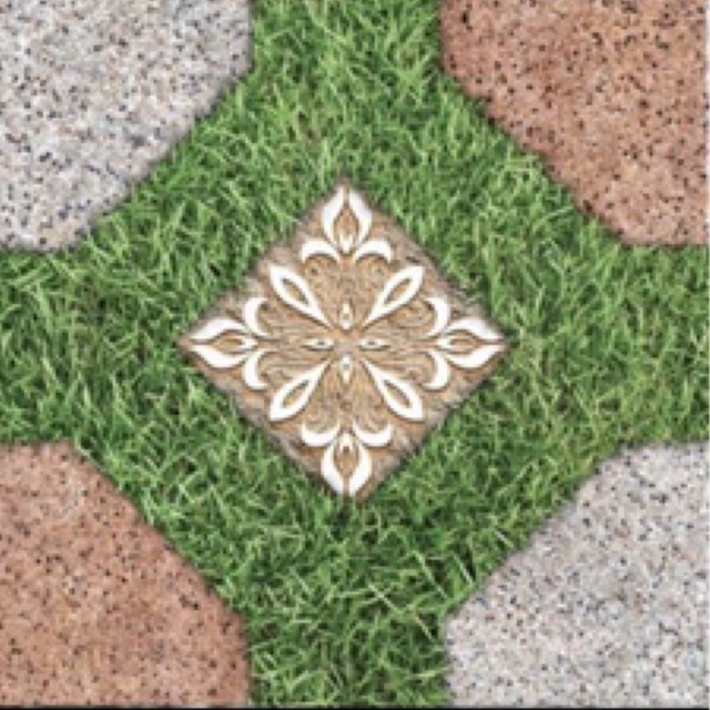 Keramik 40x40 Arizona Green Keramik Motif Rumput