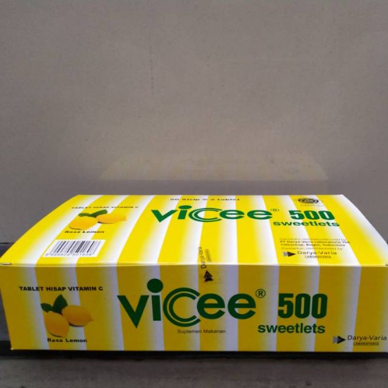 Vicee 500 mg Sweetless Vitamin C 1 BOX