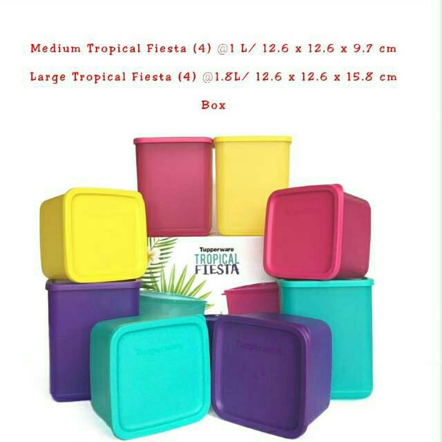 FREE ONGKIR  COD / TROPICAL FIESTA /TUPPERWARE PROMO