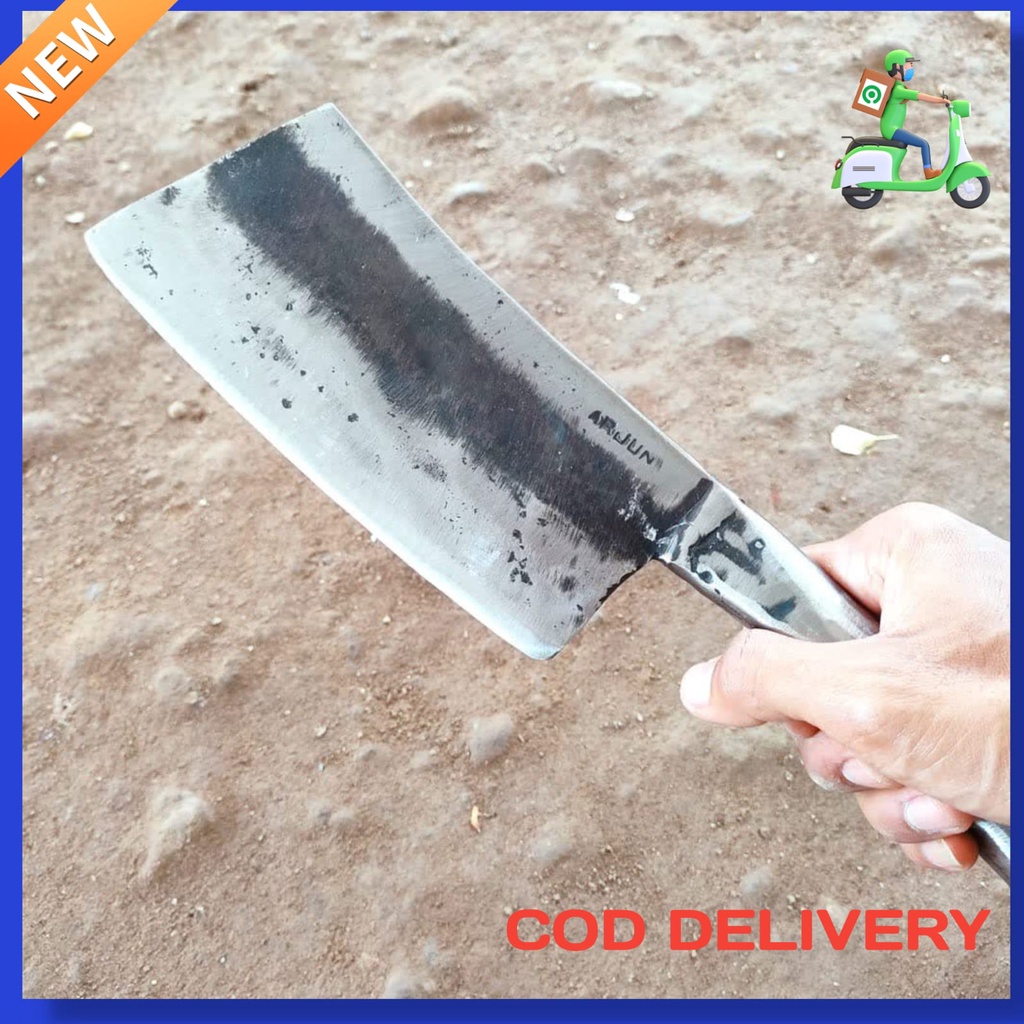 Pisau Daging Sapi Asli Baja Per, Pisau Potong Sayur, Bladok Daging Kambing Cacah Tulang Ayam/bedok i