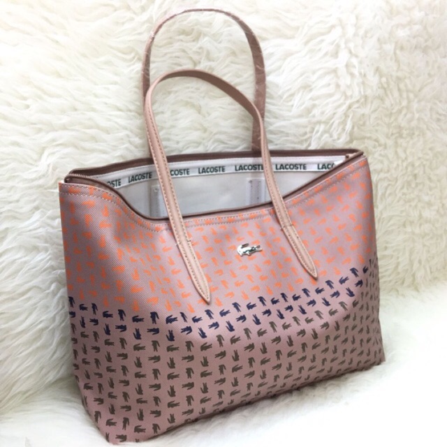 tas lacoste crocodile / lacoste stripe SALE