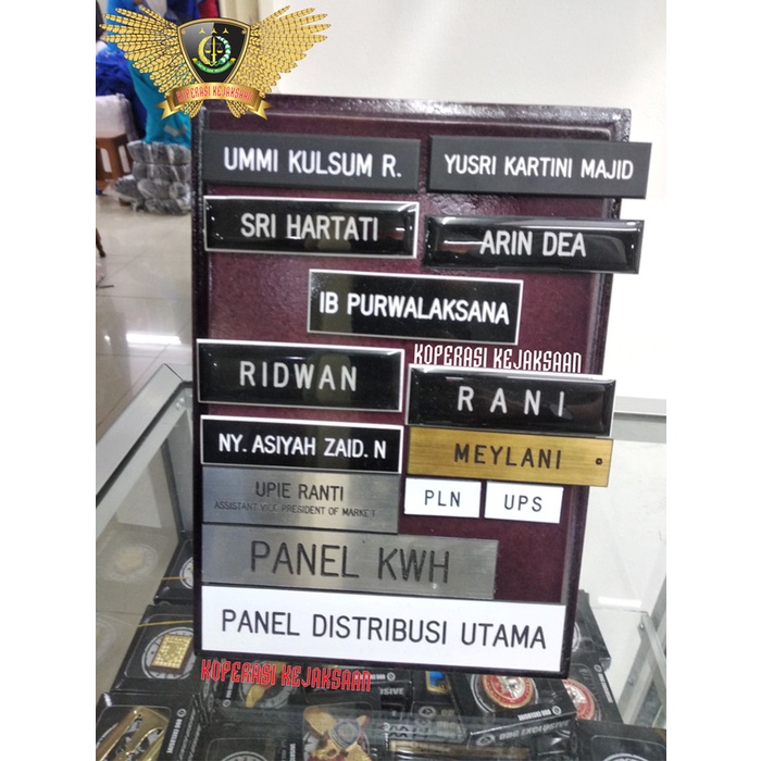 

Gilaa!!! Papan Nama Pegawai Name Tag Hot Sale