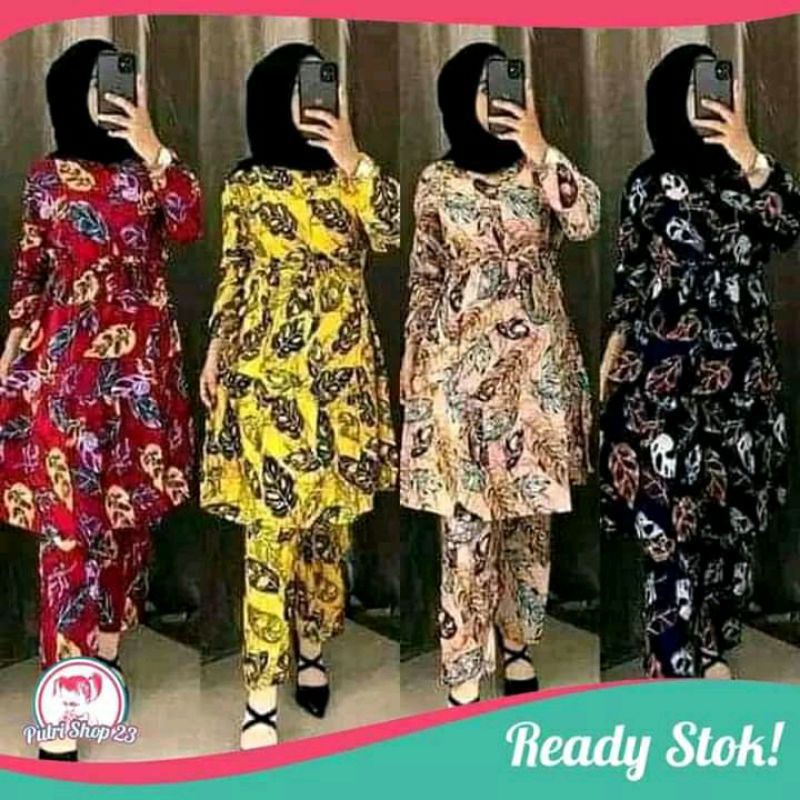 BAJU MUSLIM WANITA- SETCEL SEYELAN SULTAN - BAJU MURAH - SETCEL SETELAN SULTAN- DRESS