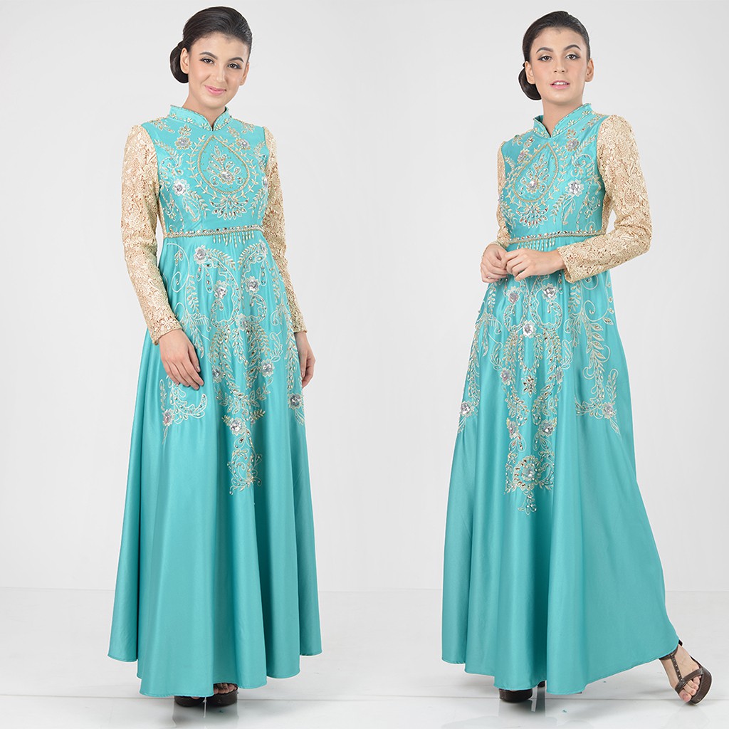 Bibiq Gamis Brokat Satin 30649