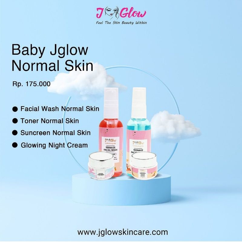 JGLOW PAKET BABY SKINCARE / JGLOW PERAWATAN WAJAH / JGLOW BEAUTY / JGLOW