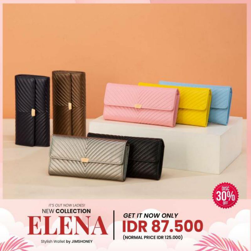 JH Elena Wallet- Dengan design mewah dan pilihan warna yang iconic