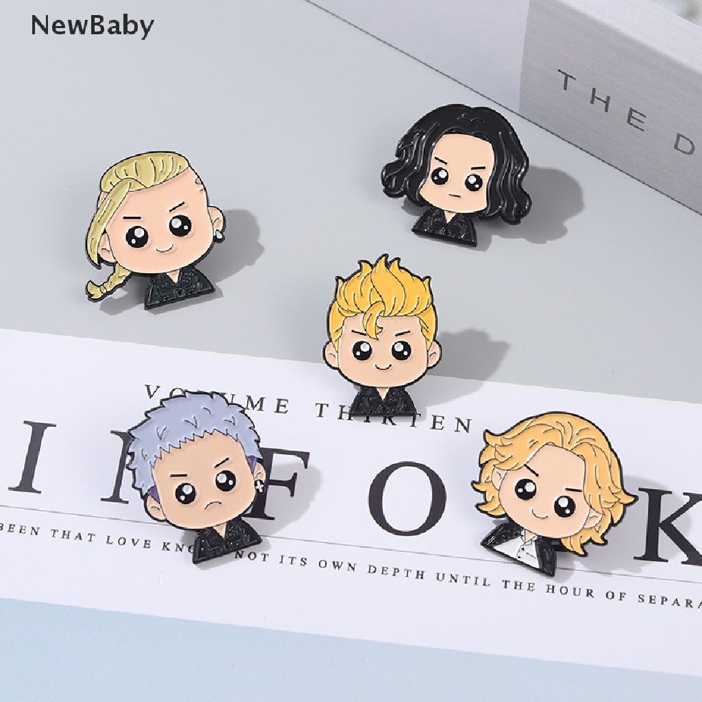 Newbaby Bros Pin Enamel Desain Kartun Anime Lucu