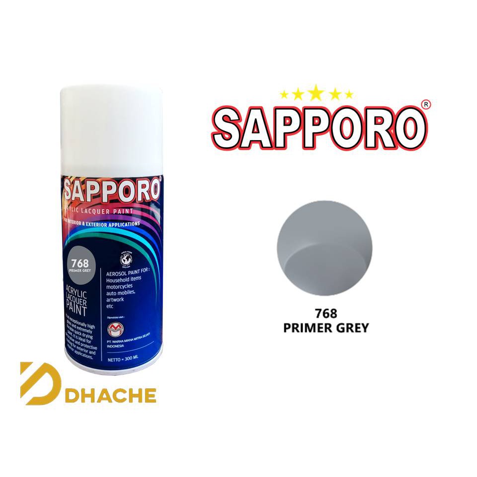 Cat Semprot sapporo 768 Primer grey / Epoxy / Poxy 300ml