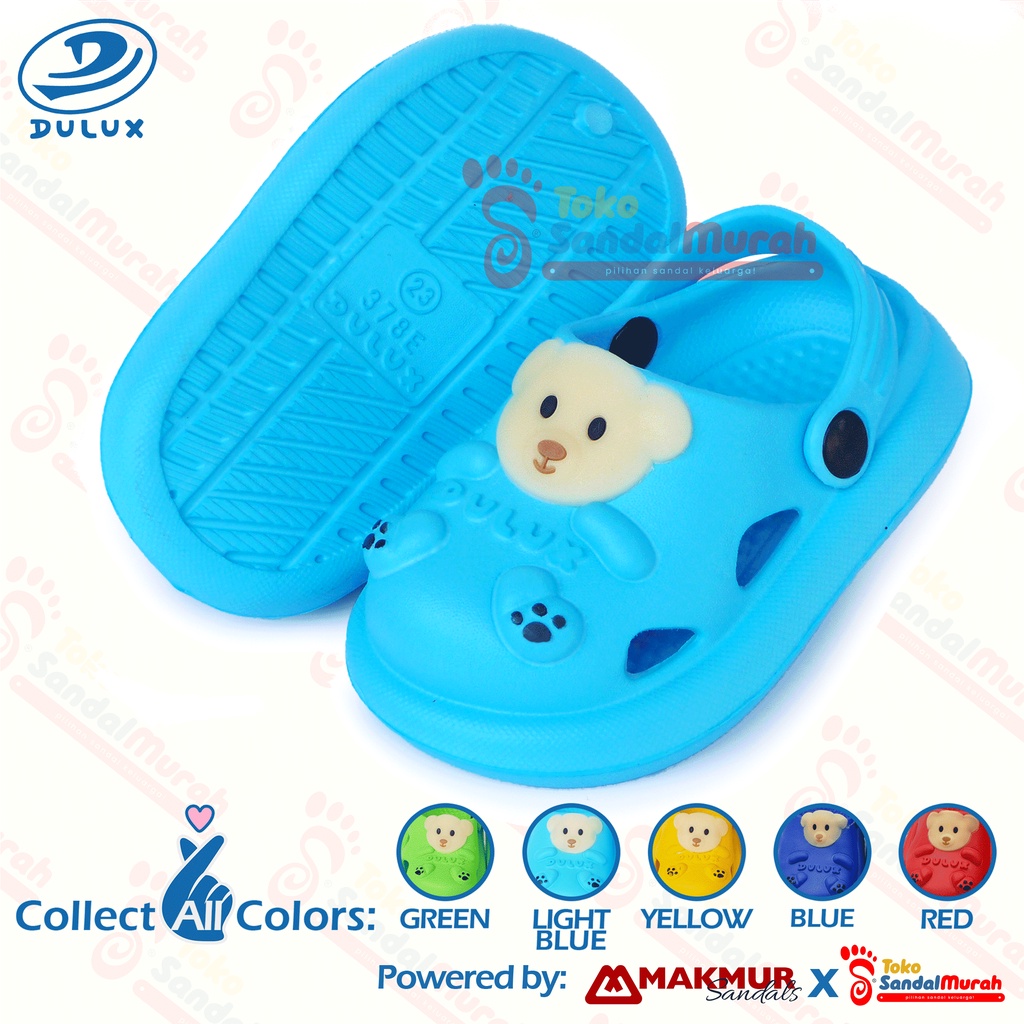 Toko Sandal Murah-Sandal Baim Anak Unisex Uk 20-25/Sandal Lucu /Karet/Nyaman/Empuk/Murah ( TK Sandal Murah M 07 M 378 E )