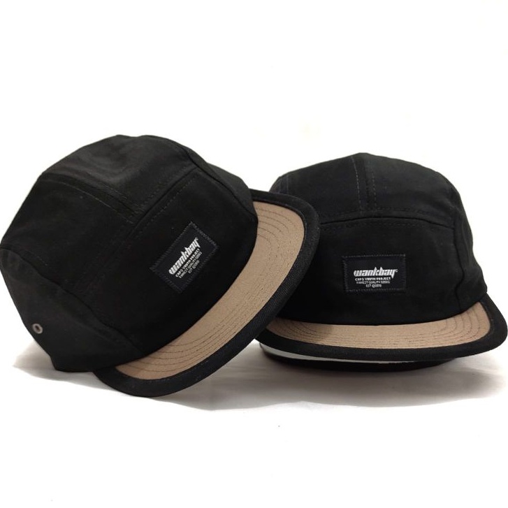 Topi 5 panel Topi Distro lidah pendek  premium Visor pendek