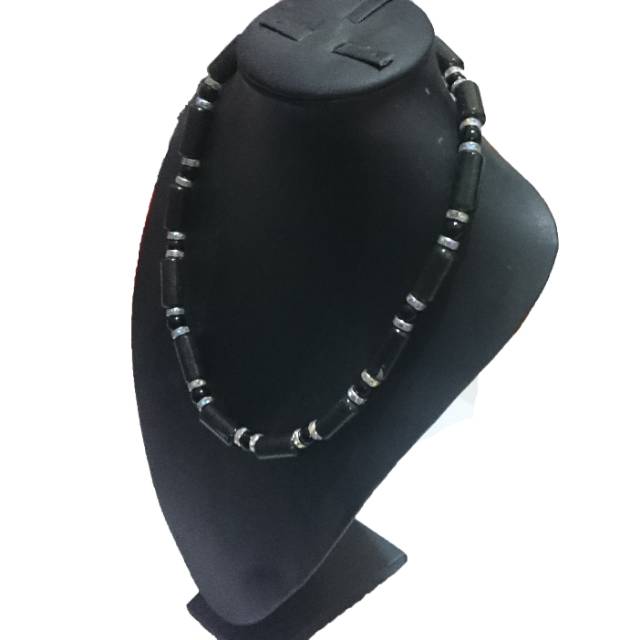 Kalung Giok Black Jade Aceh Terapi Kombinasi