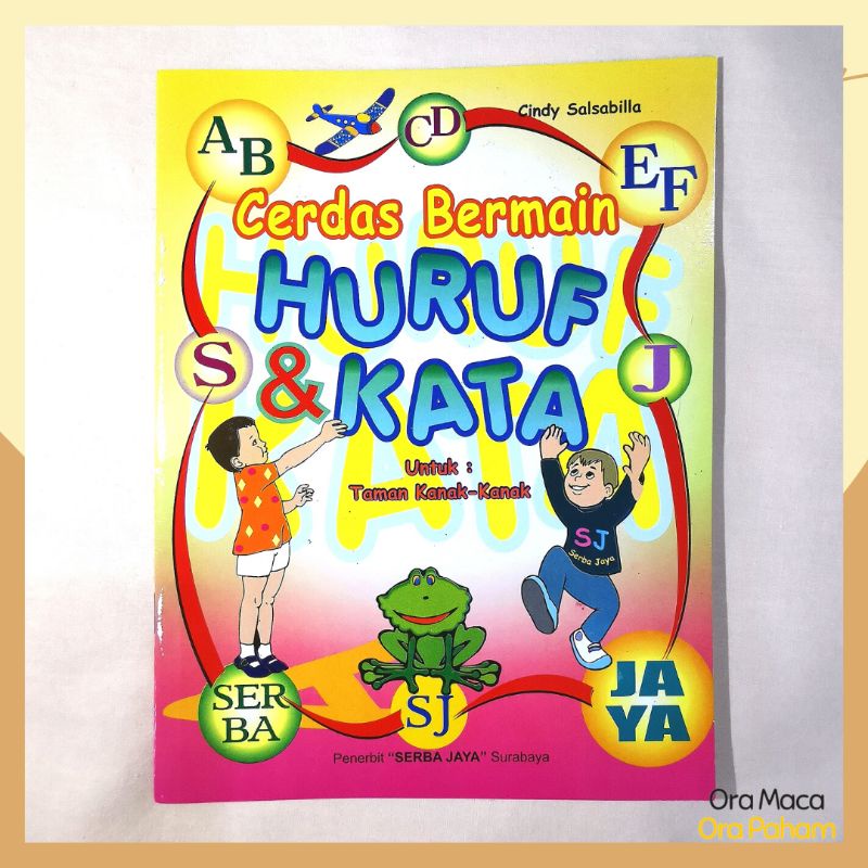 

Buku TK Cerdas Bermain Huruf & Kata Jilid 1 & 2