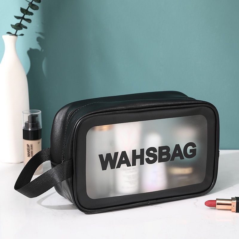 [COD] Tas Kosmetik Travel Washbag Anti Air Pouch Kosmetik Traveling Praktis Anti Air Tas Make Up Skin Care Sabun