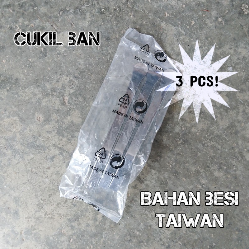 Cukil Cukit Tire Lever Pembuka Ban Sepeda Bahan Besi 3 PCS Taiwan