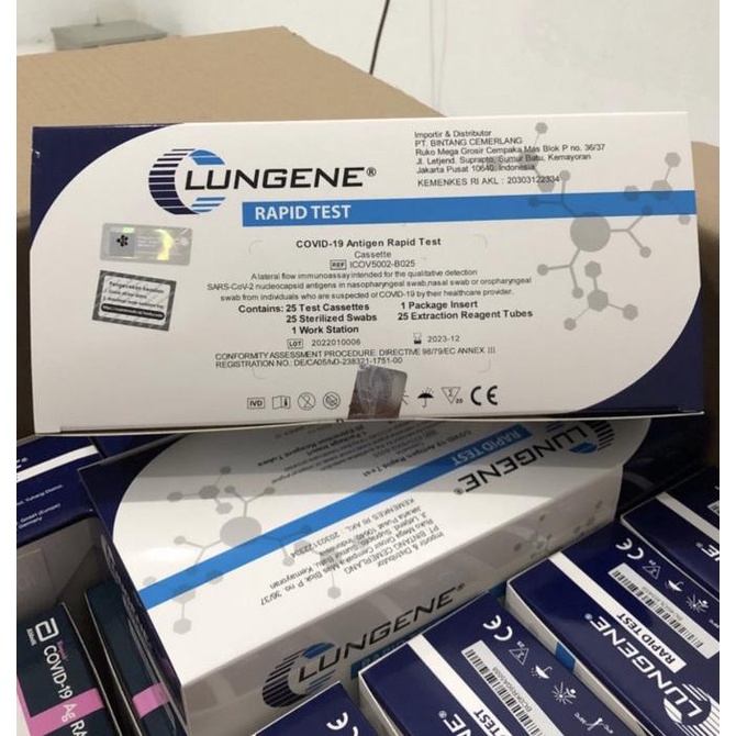 swab test antigen lungene