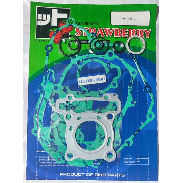 PERPAK PAKING FULL SET WR155/TOP SET WR155 PAKING FULL SET/TOP SET YAMAHA WR155