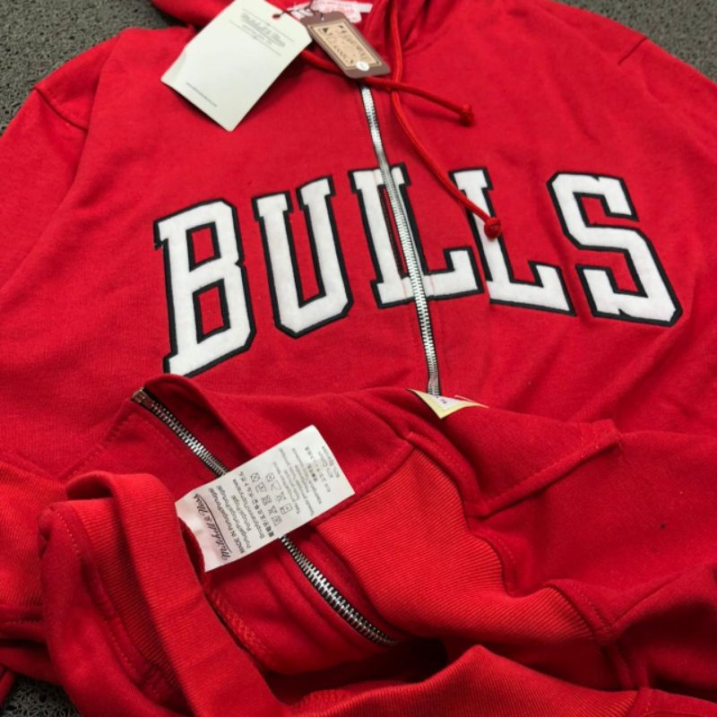 HOODIE ZIPPER BULLS HIGH QUALITY CASUAL HYPE FASHION PRIA