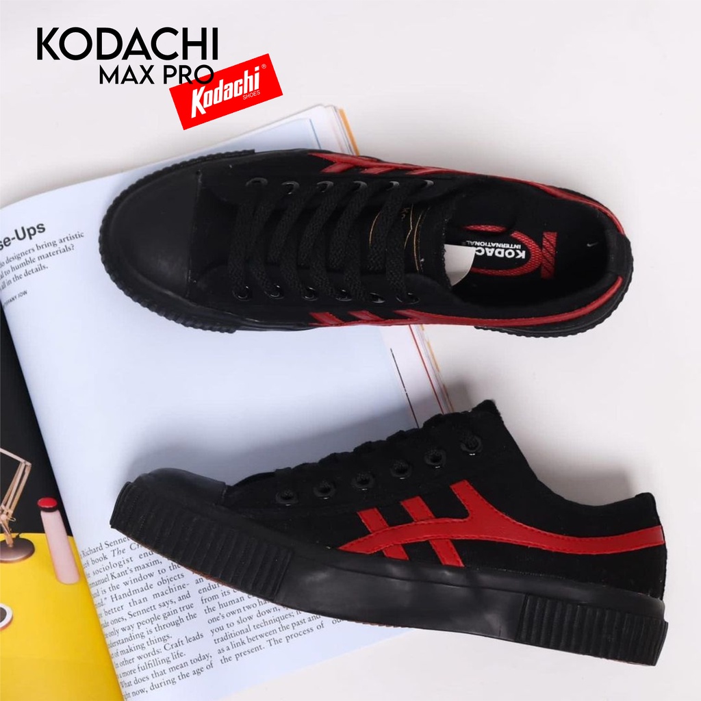 Sepatu Kodachi Max Hitam Merah Kodachi Pro Max Black Red International Ramayana Skate Shoes
