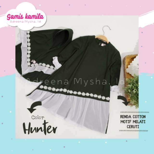 GAMIS KAMILA Size 3-6 Tahun / Hijab anak syar'i