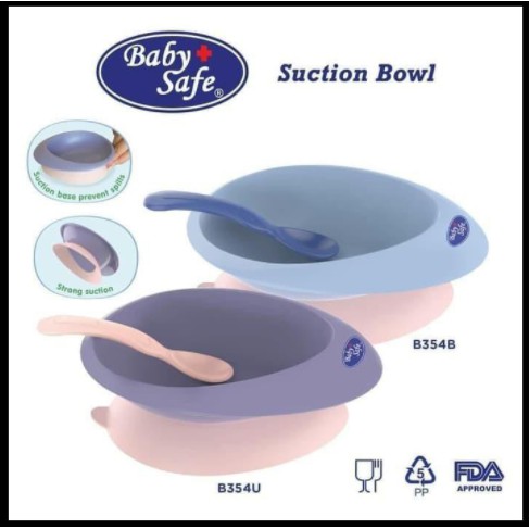 Baby Safe BS352 Grinder / BS354 Suction Bowl / BS356 ada Sendok Tempat Makan Bayi BabySafe CBKS