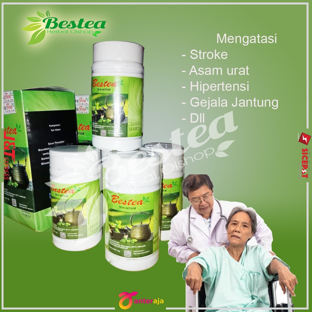 

BESTEA TEH HITAM✓ 40Gram & 80Gram Kaya Manfaat Untuk Atasi Asam Urat & Kolestrol