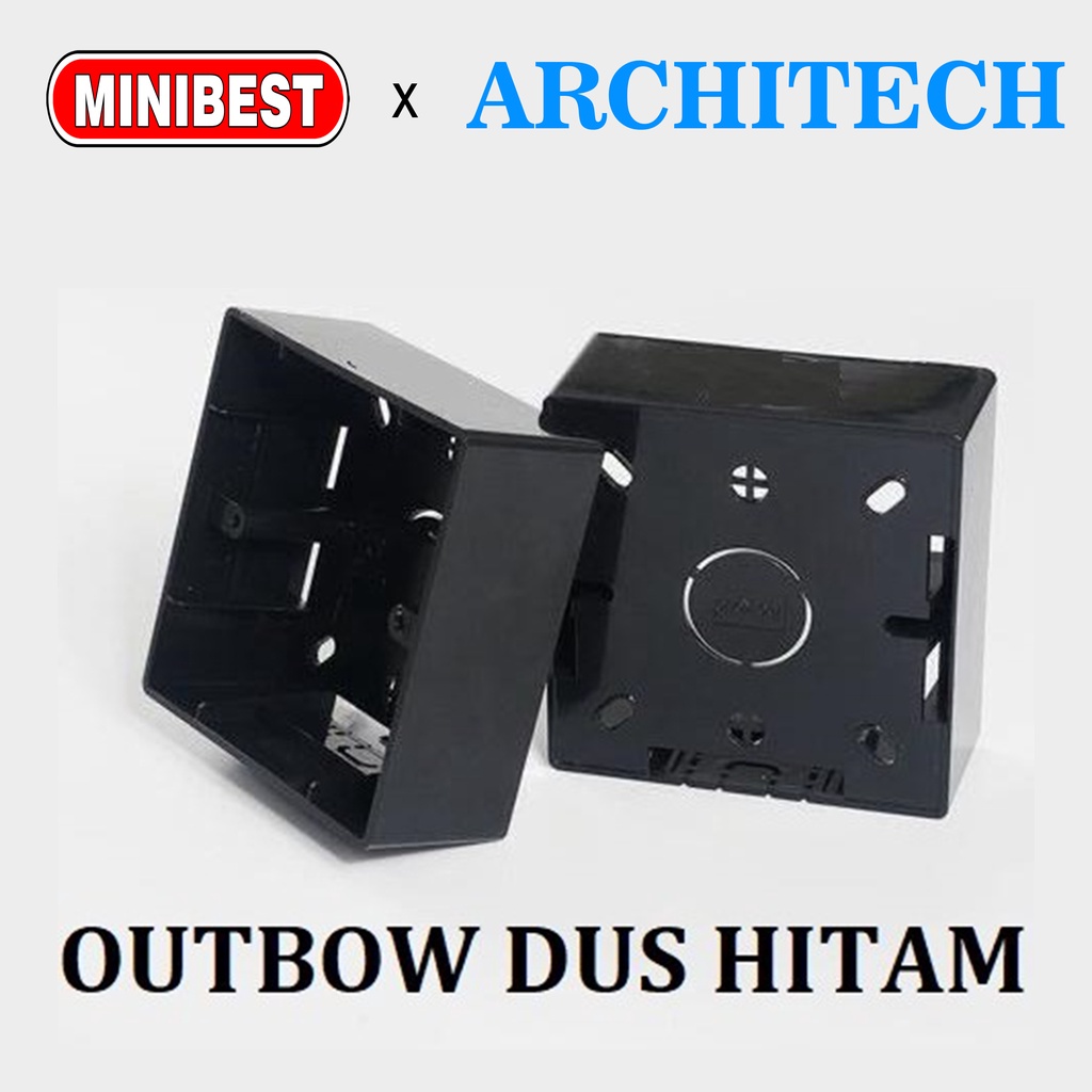 [MB] ARCHITECH OutBow Dus Tebal / OB Dus / Out Bow Dus Putih HITAM OutBowDus SAKLAR