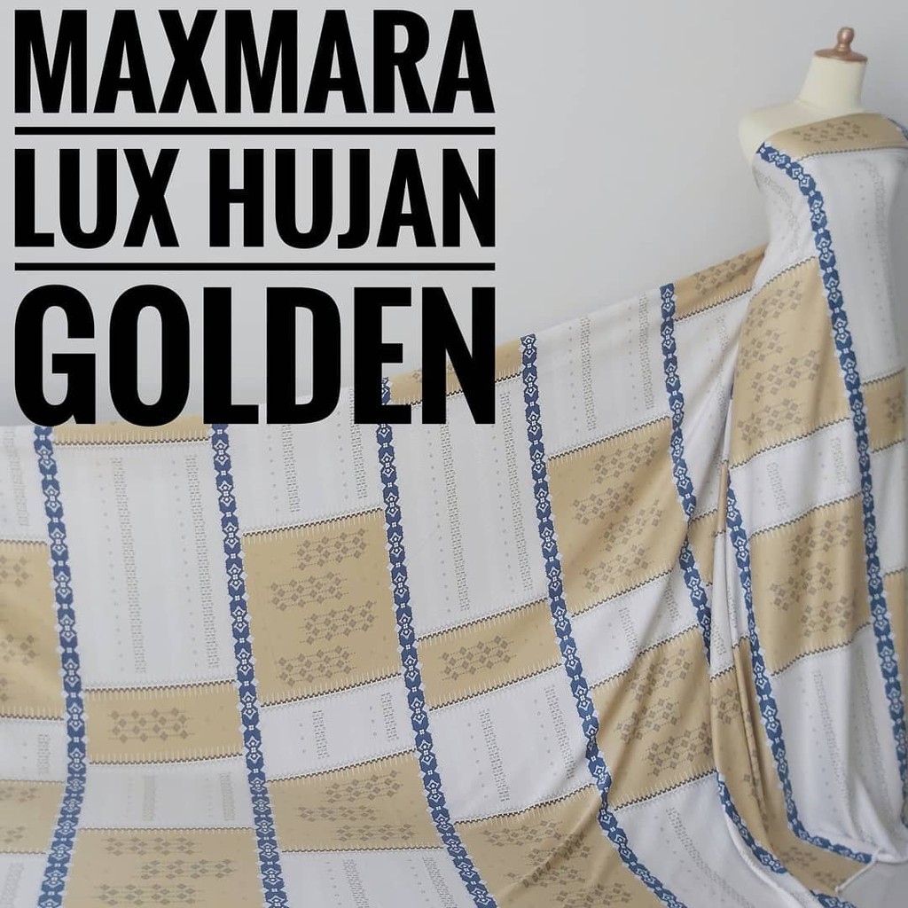 Kain Meteran Maxmara Lux Hujan Golden (0.5M)