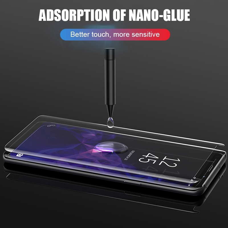 New Version UV Tempered Glass / Full CoverLiquid Glue Screen Protector / For Samsung Galaxy S20,S20Plus,S20Ultra,S10,S10Plus,S10e,S9,S9Plus ,S8,S8Plus,S7Edge,Note8,Note9,Note10,Note10Plus