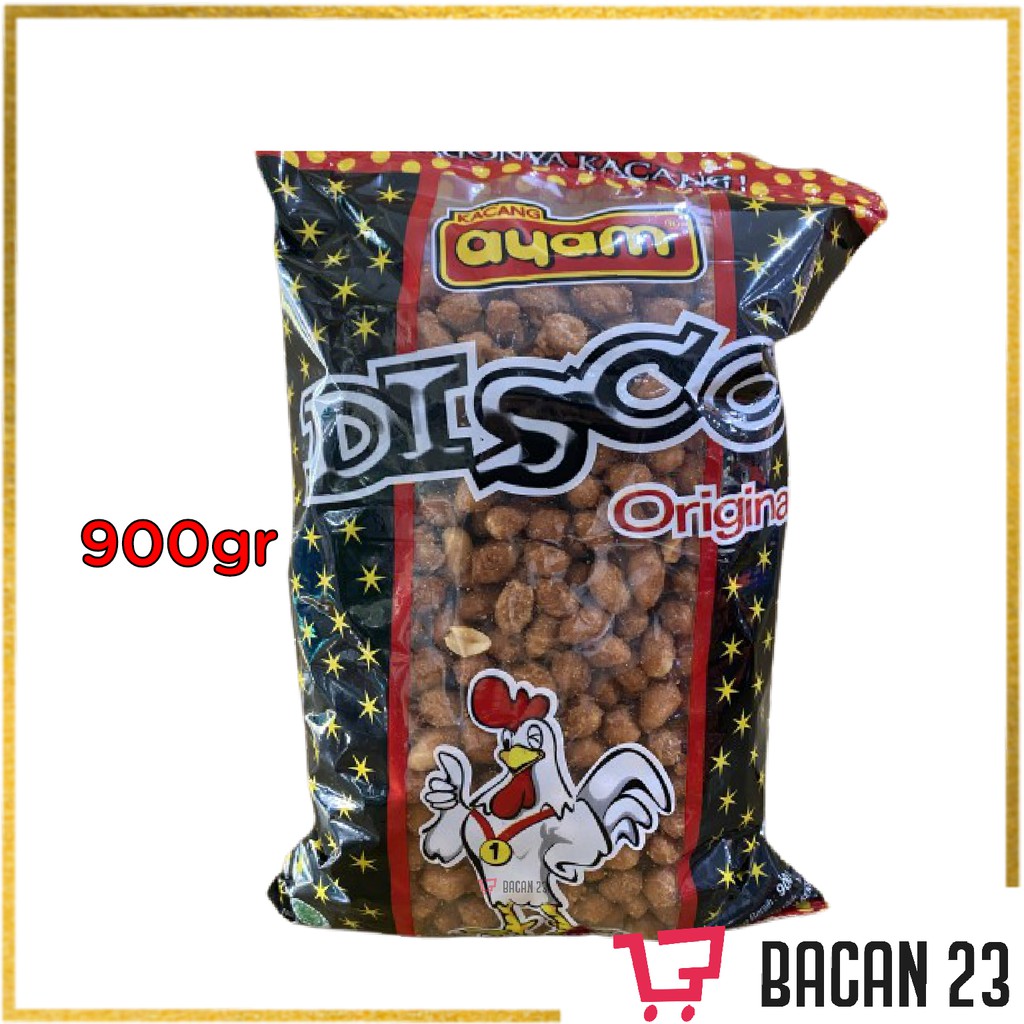 Kacang Ayam Disco Original ( 900 gr ) Oleh Oleh Khas Makassar / Bacan 23 - Bacan23