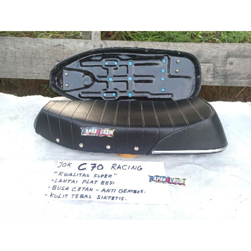 Jok C70 model Prahu Racing   kwalitas Super anti gembos Lantai Plat Besi