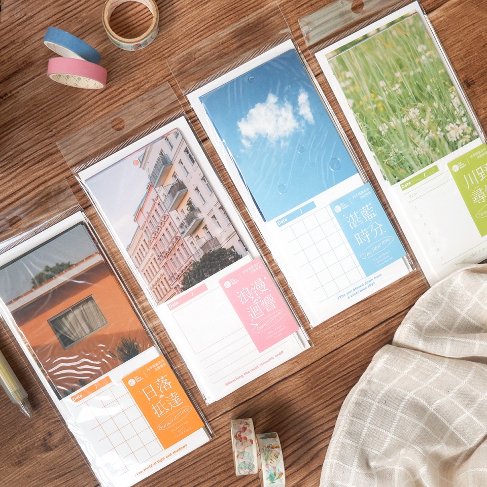 

Four Seasons Elegy Day Planning Memo Set / Kertas Memo Set