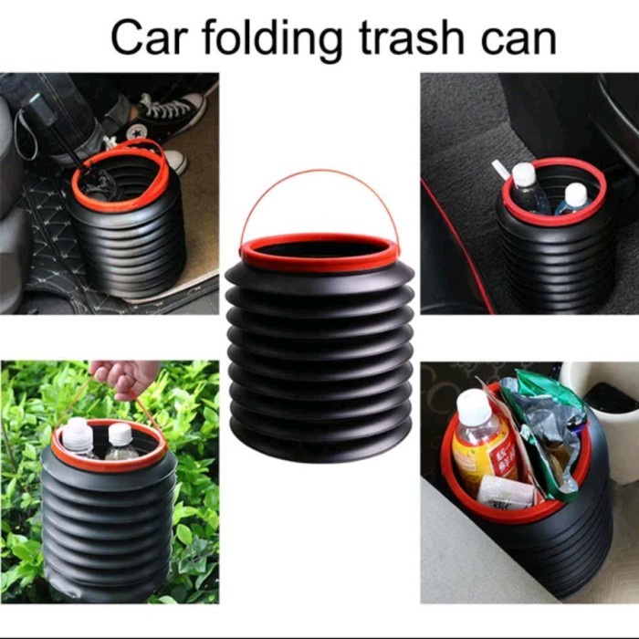 Telescopic Trash Bin - Tempat Sampah Mobil Lipat buy 1 get 1