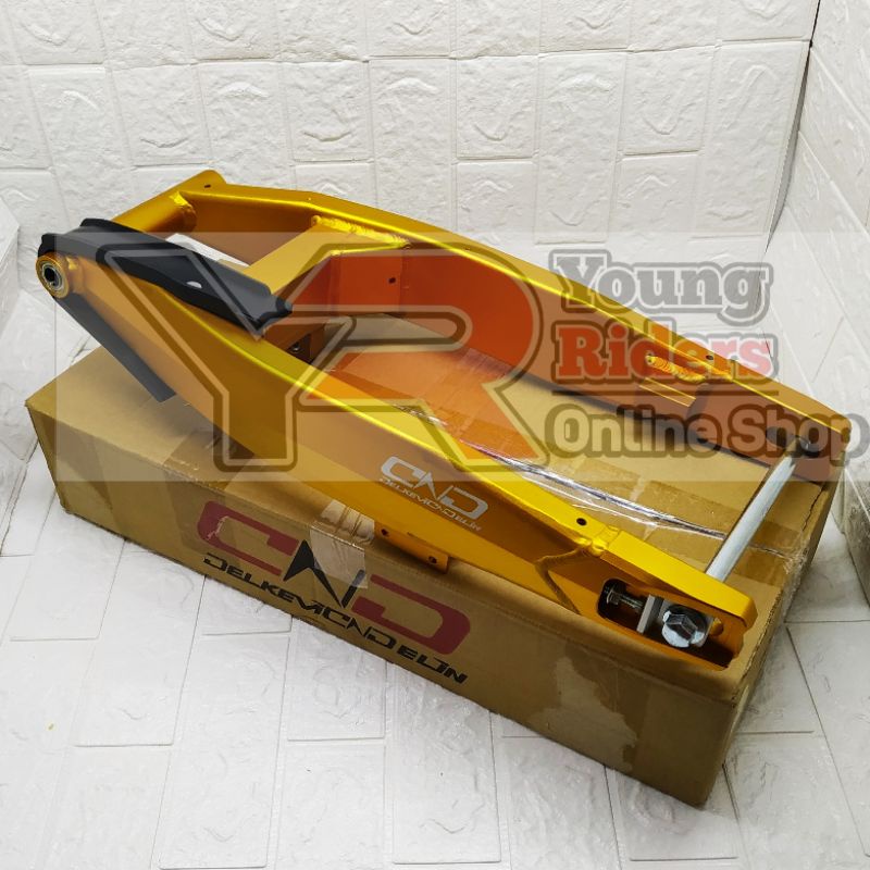 SWING ARM CRF 150 DELKEVIC ORIGINAL MODEL BANANA GOLD