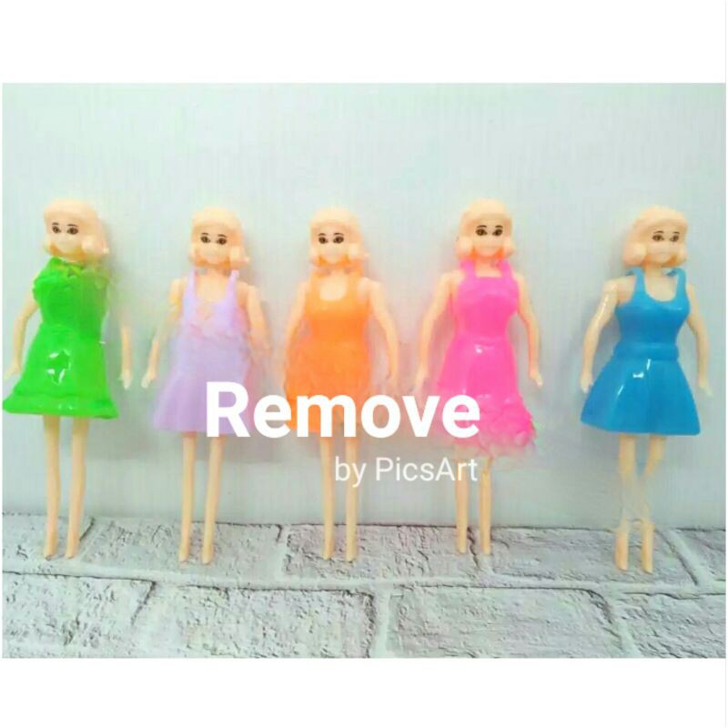 MAINAN ANAK BARBIE LUCU / BARBIE GAUN DRESS PASANG