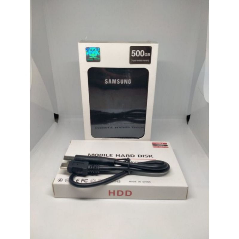 HARDISK EKSTERNAL 500GB SAMSUNG USB 2.0 TRANSFER DATA DI JAMIN CEPAT DAN AMAN