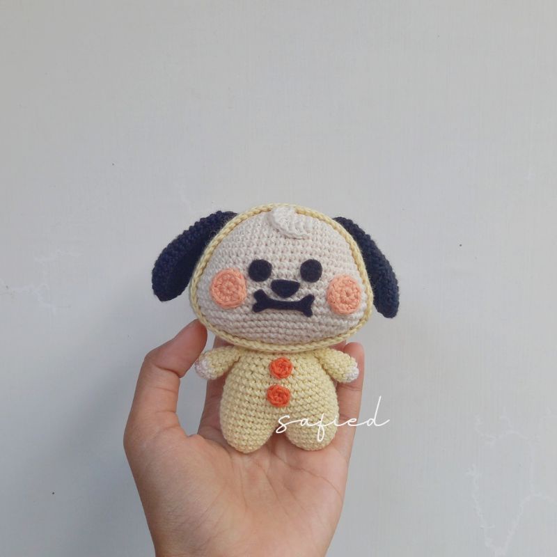Boneka Rajut Chimmy BT21- Chimmy BT21 Amigurumi (Boneka Rajut / Crochet Doll)