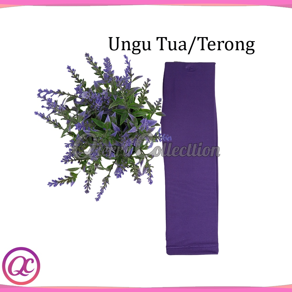 Manset tangan sambung/Bolero polos warna bahan spandek baloon all size dan jumbo-Ungu tua